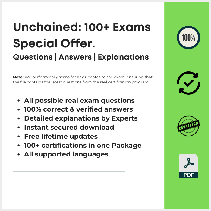 All-in-One Certification Bundle: 100% Verified Questions & Answers