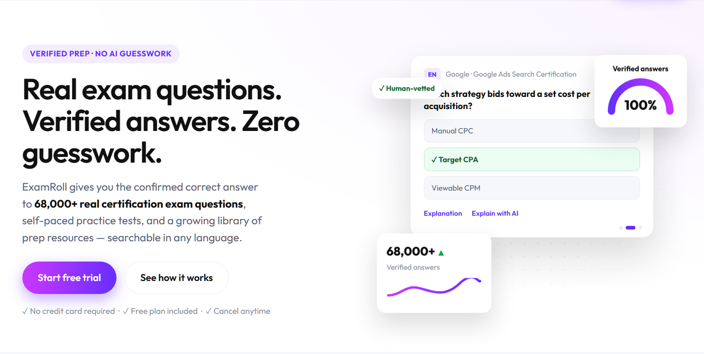 ExamRoll.io - Full Platform Access - Yearly